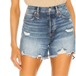 LIKE NEW  Free People Makai Distressed Jean Shorts, size 29